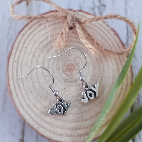 Stainless Steel Joy Earrings - Picture 2 of 3